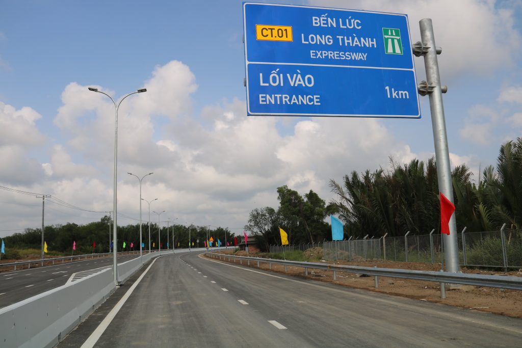 Lộ trình vào cao tốc Bến Lức Long Thành